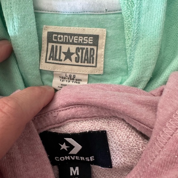 Converse hoodies shorter length size 10/12 - Picture 2 of 3